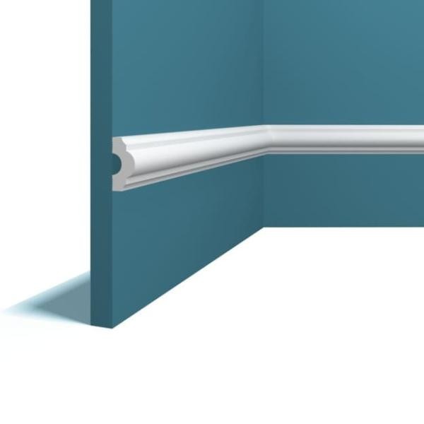 Молдинг Перфект Плюс P154 белый ударопрочный полимер 35х17 2 м