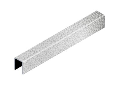 Стальной П-образный профиль 8х5х8 мм NEEXY PVS95-10 EM тисненый 2.7м