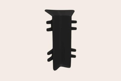 Алюминиевый уголок внутренний для плинтуса Евротрим F-70 2158.05 черный