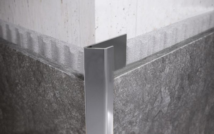 Наружный профиль для плитки из нержавеющей стали 8 мм FPG 8 P Сталь полированная 2,7 м