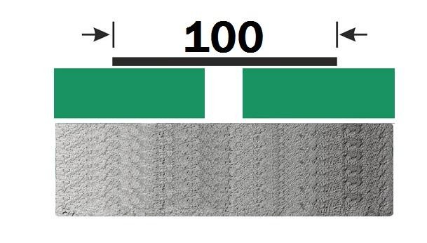 Полоса из нержавеющей стали 100 мм FB 100 P Сталь полированная 3 м