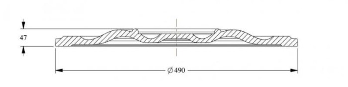 Декоративная потолочная розетка Orac Decor Purotouch R18 диаметром 49 см