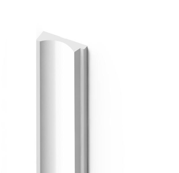 Финишный молдинг для панелей HiWood LF139A NP белый 12х32 мм 2,7 м