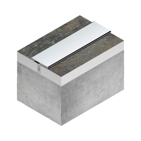 Стальной Т-образный профиль 14 мм NEEXY PVS90-12 EMG тисненый серый 2.7м