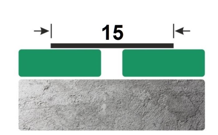 Стальная полоса 15 мм FB 15 GP золото полированное 3 м