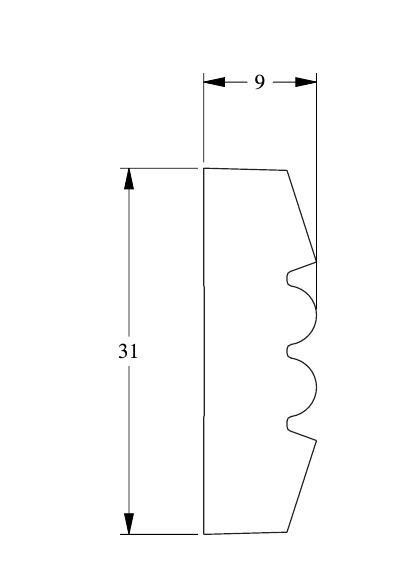 Декоративный молдинг Orac Decor Purotouch P5021 2 м