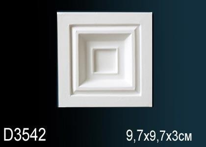 Обрамление дверей Перфект D3542 97х97 мм белый полиуретан