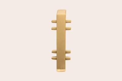 Алюминиевый соединитель для плинтуса Евротрим F-100 2642.00 золото