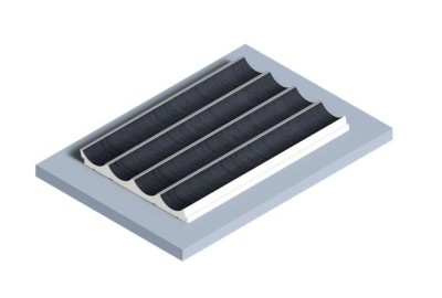 Отделочная панель 120х12 мм Hiwood LV139 BU20 черный 2,7м