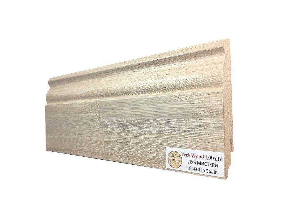 Плинтус для пола 100х16 мм Teckwood Дуб Мистери цветной МДФ 2.15 м
