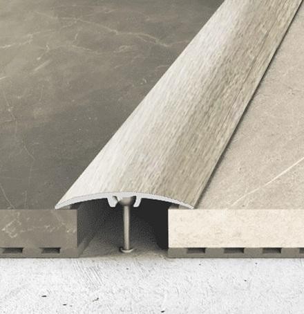 Одноуровневый порог алюминиевый 32 мм Effector A-66 0913 Дуб Малага 2,7 м