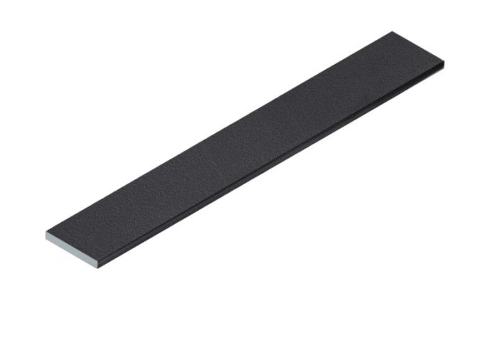 Полоса 20 мм алюминиевая NEEXY PV89-42 SBL муар черный 2.7 м