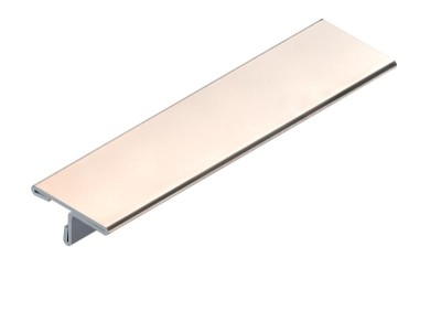 Стальной Т-образный профиль 14 мм NEEXY PVS90-15 RG розовый зеркальный 2.7м