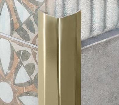 Алюминиевый уголок 30х30 мм ПН-30х30 Бронза матовая 2,7 м