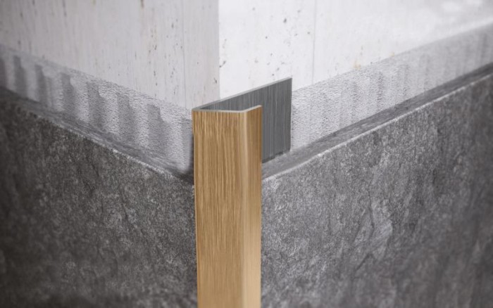 Наружный профиль для плитки из нержавеющей стали 12 мм FPG 12 GM Золото сатинированное 2,7 м