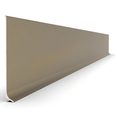 Плинтус для пола из алюминия 100 мм Мега-Трейд ЛП-100 0035 шампань 3 м