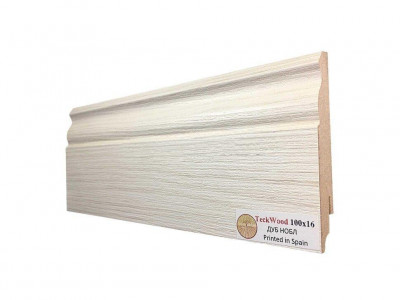 Плинтус для пола 100х16 мм Teckwood Дуб Нобл цветной МДФ 2.15 м