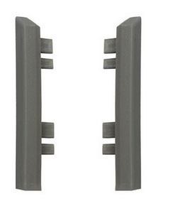 Окончание для плинтуса металлическое ПТ-70 (комплект)