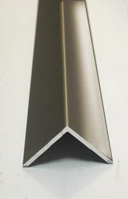 Алюминиевый уголок 19х19 мм равнополочный ПБ19х19 шампань люкс 2,7м