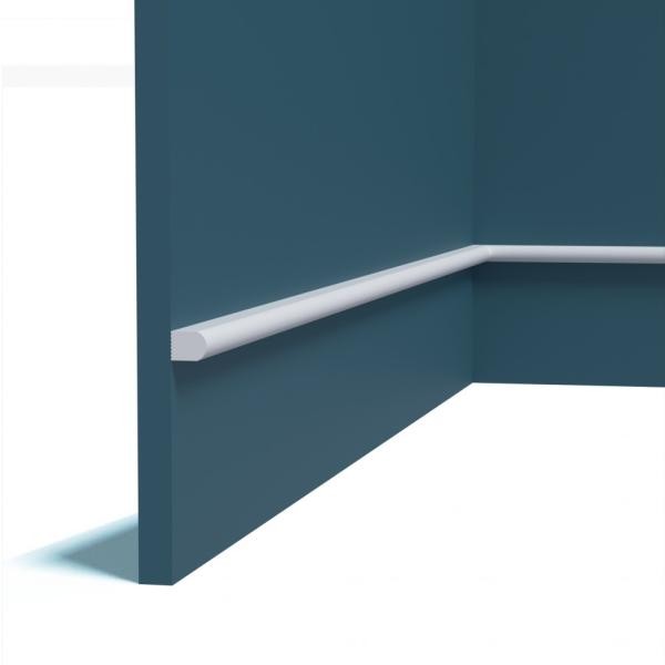 Молдинг Перфект Плюс P196 белый ударопрочный полимер 15х19 2 м