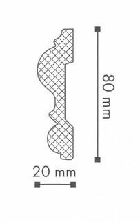 Декоративный молдинг гибкий NMC Arstyl Z13 Flex 80х20 200 см