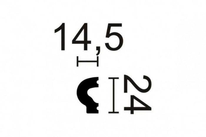 Потолочный плинтус NMC WL13 Wallstyl 24х14 мм 200 см