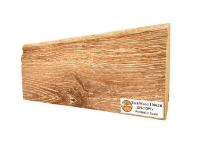 Плинтус для пола 100х16 мм Teckwood Дуб Порту цветной МДФ 2.15 м
