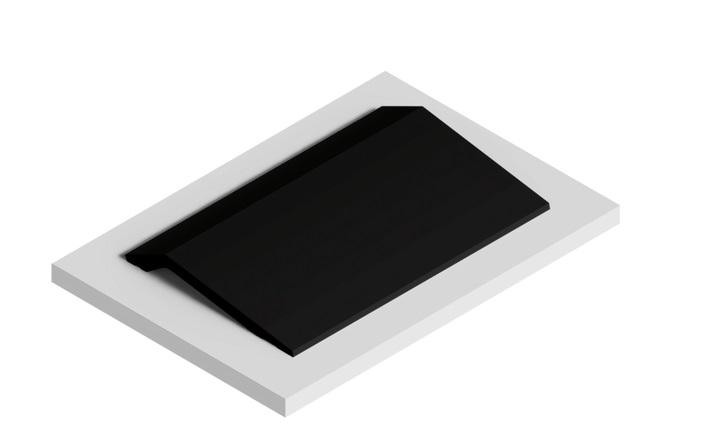 Отделочная панель 116х17,5 мм Hiwood LV141 BK черный 2,7м