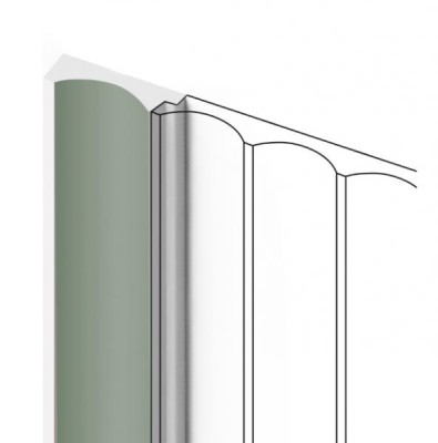 Финишный молдинг для панелей HiWood LF139A GN69 зеленый 12х32 мм 2,7 м