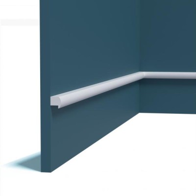 Молдинг Перфект Плюс P197 белый ударопрочный полимер 20х19 2 м