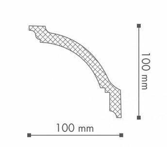 Потолочный плинтус NMC Nomastyl GP 100х100 200 см