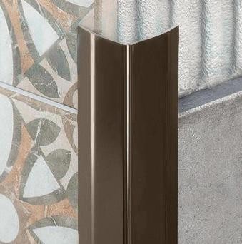 Алюминиевый уголок 30х30 мм ПН-30х30 Бронза глянец 2,7 м