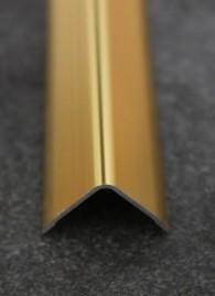 Алюминиевый уголок 20х20 мм ПН20х20 наружний золото люкс 2,7 м