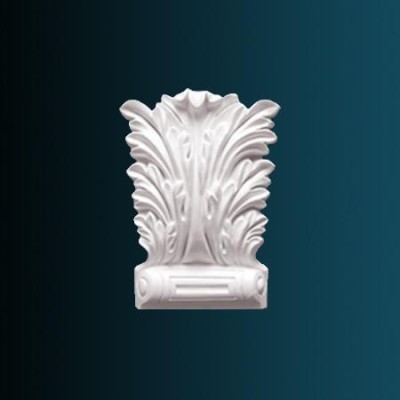 Декоративный орнамент Перфект G2031 166х123х30 мм белый полиуретан