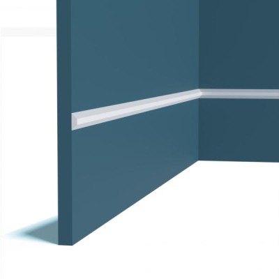 Молдинг Перфект Плюс P198 белый ударопрочный полимер 15х15 2 м