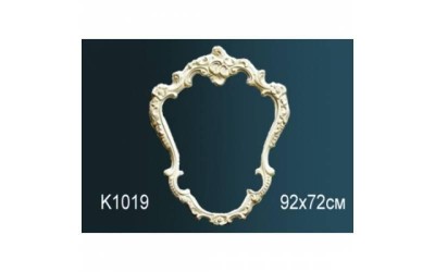 Обрамление зеркала Перфект K1019 910х700х45 мм белый полиуретан