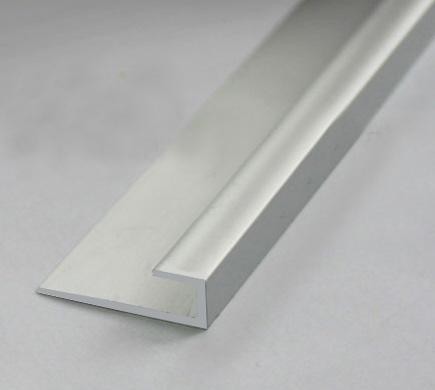 Алюминиевый П-образный профиль для стёкол 6 мм ПО-95 Серебро матовое 2,7 м