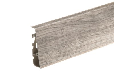 Напольный плинтус ПВХ 75 мм Cezar Hi-Line Prestige 286 Хикора Диско 2,5 м