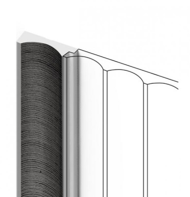 Финишный молдинг для панелей HiWood LF139A GR26 под дерево 12х32 мм 2,7 м