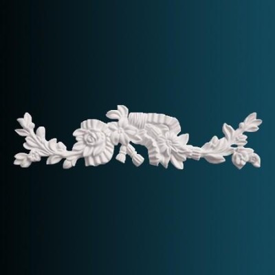 Декоративный орнамент Перфект G2032 98х403х18 мм белый полиуретан