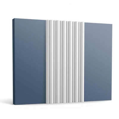 Стеновая панель 3D Orac Decor WX211 белая 200x25.5x1.7 см