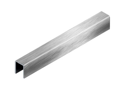 Стальной П-образный профиль 10х8х10 мм NEEXY PVS96-01 BR браш 2.7м