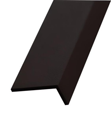 Алюминиевый уголок 15х30 мм разнополочный ПБ30х15 шоколад муар 2,7м