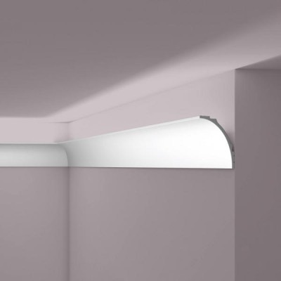 Потолочный плинтус для подсветки NMC Wallstyl IL18 90х121 мм 200 см