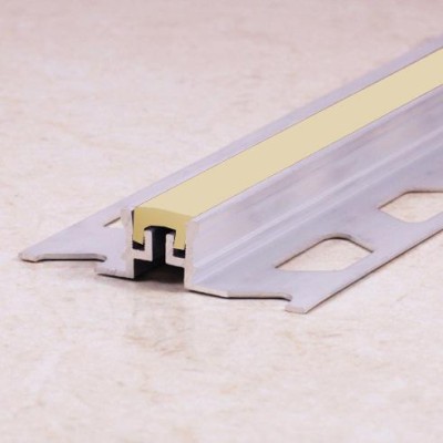 Алюминиевый компенсационный профиль 10х14 мм ПО-114 Бежевый 2,7 м