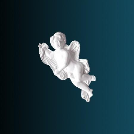 Декоративный орнамент Перфект G2333R 307х160х49 мм белый полиуретан