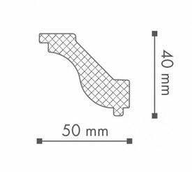Потолочный плинтус NMC Nomastyl H 40х50 200 см