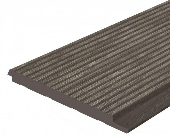 Отделочная панель 120х12 мм Hiwood LV127L BR490 под дерево 2,7м