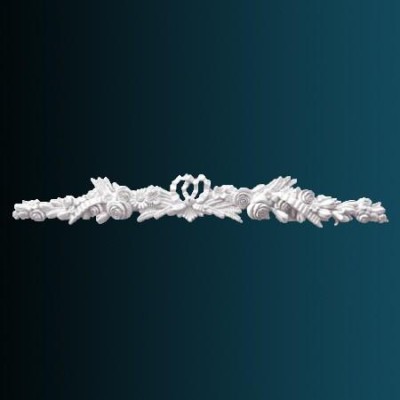 Декоративный орнамент Перфект G2037 167х122х55 мм белый полиуретан