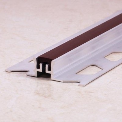 Алюминиевый компенсационный профиль 12х14 мм ПО-116 Коричневый 2,7 м